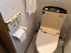 TOTO ウォシュレット一体形取替機能部【TCF905ER】愛知県大府市 O様宅