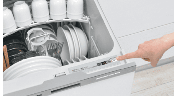   《KJK》 リンナイ 食器洗い乾燥機 ミドルグレード 深型スライドオープン 幅45cm シルバー ωα1 - 2