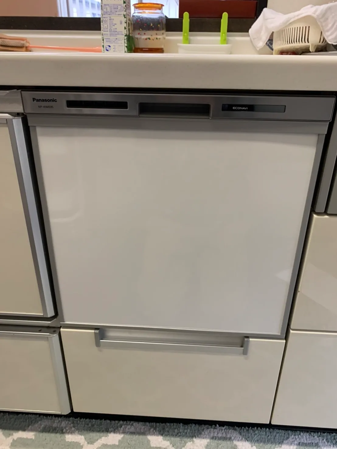 パナソニック ミドルタイプ 幅45cm ドアパネル型 ビルトイン食器洗い乾燥機 V9シリーズ NP-45VS9S（返品や交換は不可） - 1