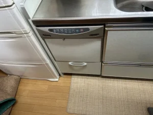 リンナイ 食器洗い乾燥機 コンパクトタイプ【RSW-C402CA-SV】名古屋市千種区 M様宅